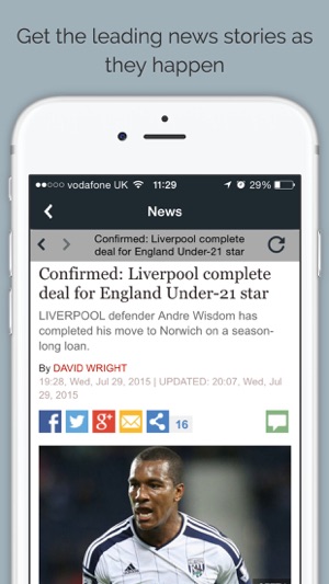 England Football SportRightNow(圖2)-速報App