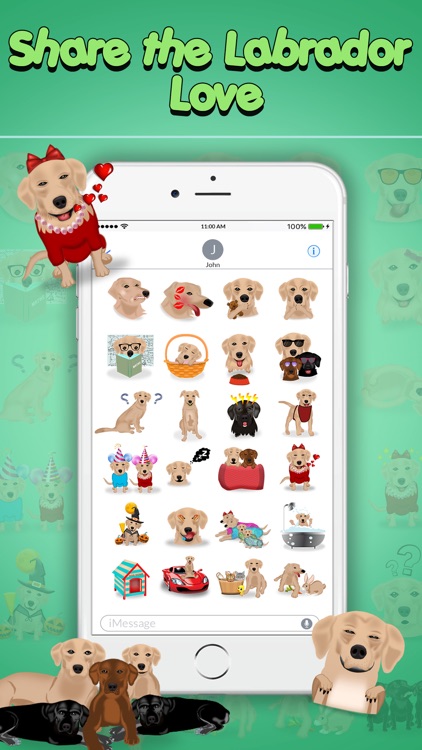 LabMoji - Labrador Retriever Emoji & Stickers screenshot-3