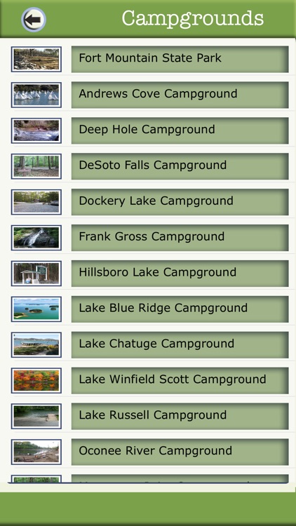 Georgia Camping & Hiking Trails,State Parks