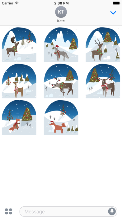 Wild Christmas - Animated Christmas Stickersのおすすめ画像2