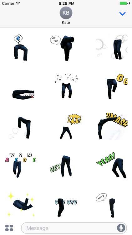Jeans Animated Stickers