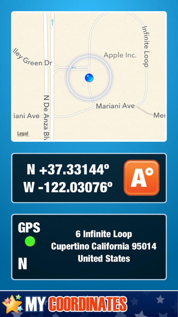 【图】My Coordinates. GPS Location(截图1) 【图】My Coordinates. GPS Location(截图1)