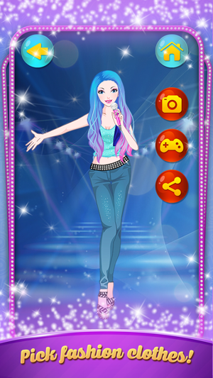 Fashionable Pop Singer: Dressup game(圖3)-速報App