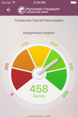БКИ Русский Стандарт screenshot 3