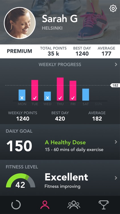 Fjuul - Healthy Activity Tracker & Workout Coach screenshot-4