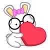 Nerdy Bunny Animated Stickers