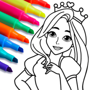 Princess Colouring Book Game