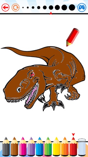 迪諾 染色 書 - 恐龍 畫畫 和 繪畫(圖2)-速報App