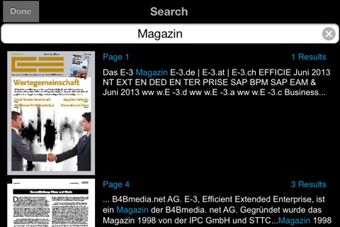 E-3 Magazin screenshot 3