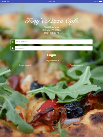 Tony's Pizza Cafe screenshot 2