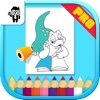 Dinosaurs Kids Coloring Book Pro