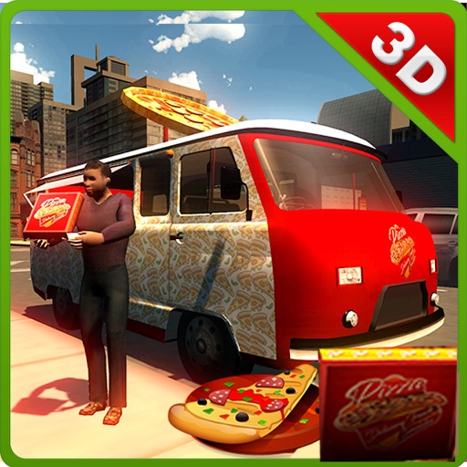 Pizza Delivery Truck & Mini Food Van Simulator Icon