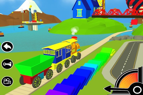 3D Toy Train - Free Kids Train Game - náhled