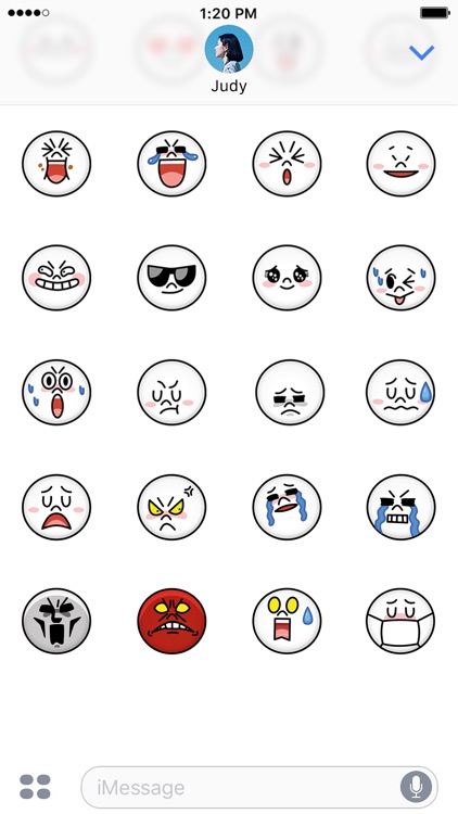 JAMES & MOON Emoji Stickers - LINE FRIENDS screenshot-4