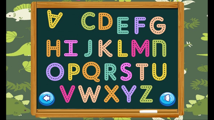 ABC Kids Games Words - Dinosaur First Steps Draw