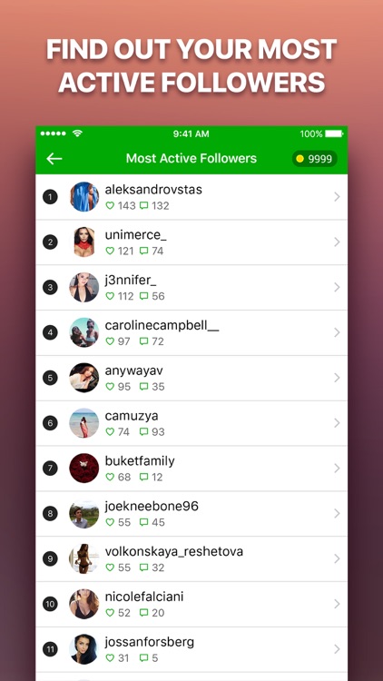 Followers Analysis For Instagram - InstaAnalyzer