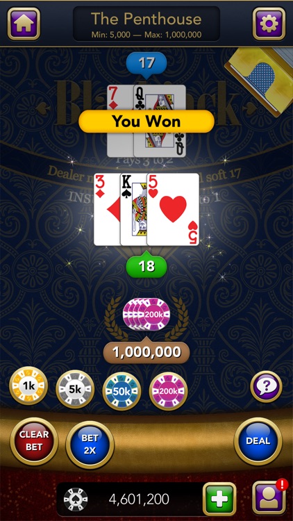 Blackjack – Casino Card Game screenshot-4