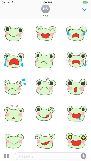 Banjo The Cute Frog Stickers(圖1)-速報App