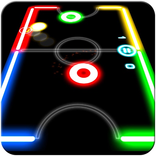 Glow Hockey 4HD - Air Hockey battle