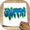 Learn How to Draw Graffiti is an app that teaches you how to draw graffitis step by step