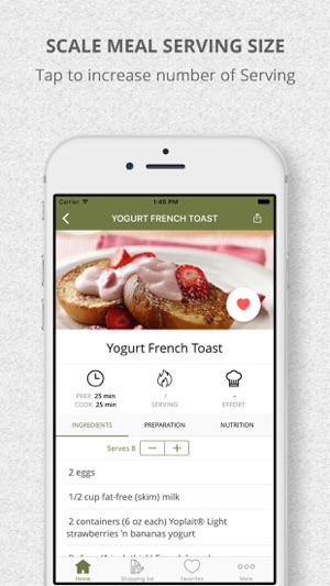healthy breakfast recipes and shopping list on the app store