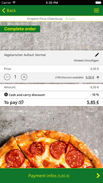 How to cancel & delete Kingdom Pizza Oldenburg from iphone & ipad 2