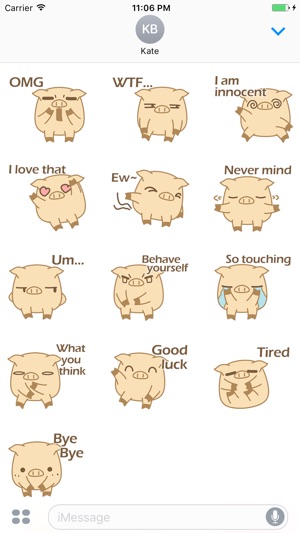 Finn The Funny Pig Brother Stickers(圖3)-速報App