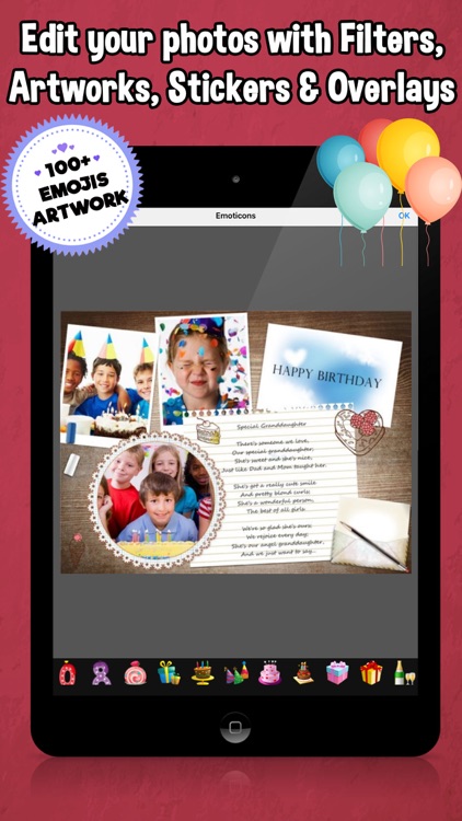 Birthday Collage Frames Photo Editor screenshot-3