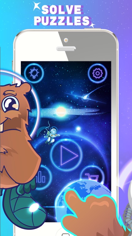 Space Beaver: Fast reaction game with gesture