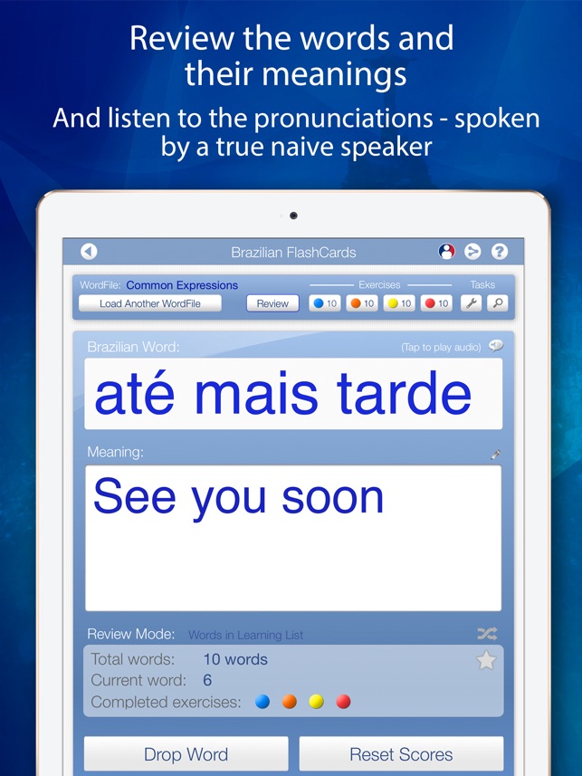 Learn Brazilian FlashCards for iPad(圖3)-速報App