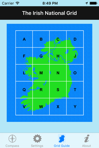 Irish Grid Ref Compass - náhled