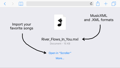 Scroller: MusicXML Sheet Music Reader screenshot 3