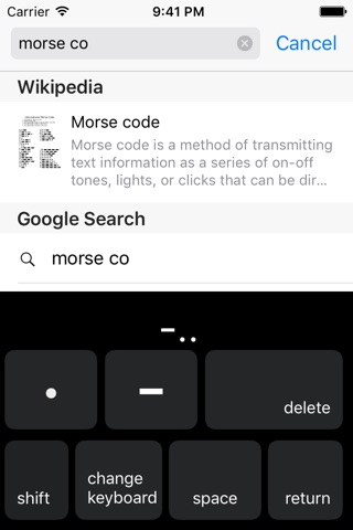 Morse Code Keys screenshot 3