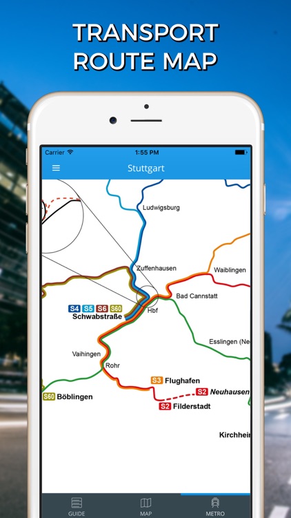 Stuttgart Travel Guide with Offline Street Map screenshot-4