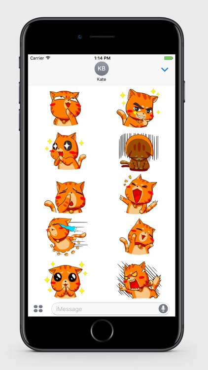 Red Cat Stickers! screenshot-3