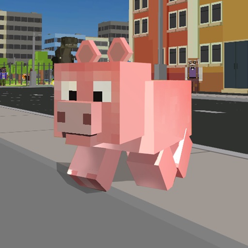 Blocky City Pig Simulator 3D Full icon