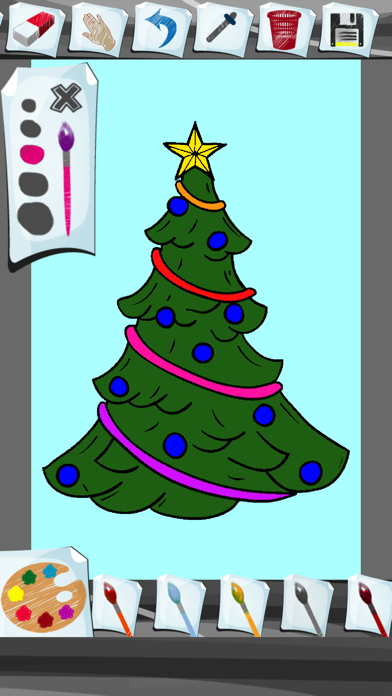 How to cancel & delete Xmas Tree Coloring Book from iphone & ipad 4