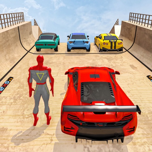 Mega Crazy Car Stunt Master iOS App