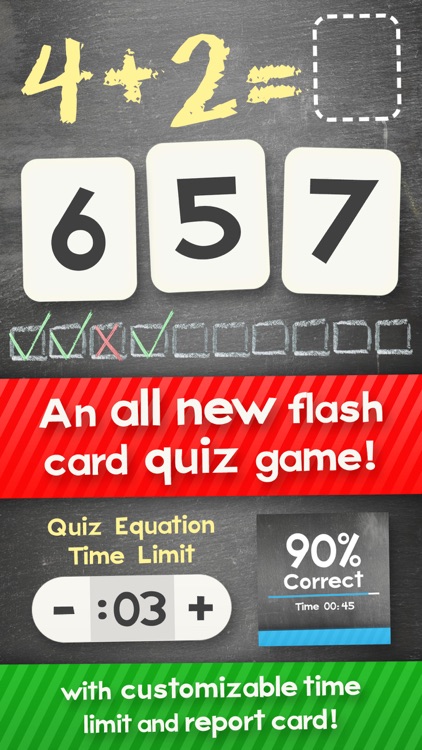 Addition Flash Cards Math Help Quiz Learning Games screenshot-0