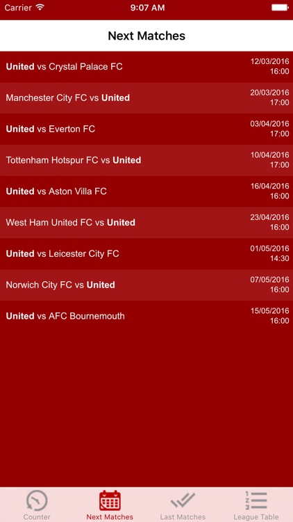 Man United Next Match