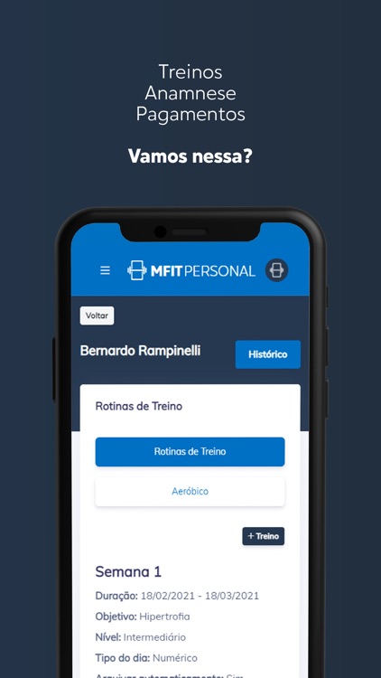 Como fazer uma anamnese ou avaliação física no app da MFIT? : MFIT Personal