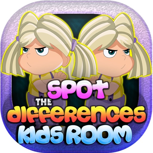 Spot Differences Kids Room iOS App
