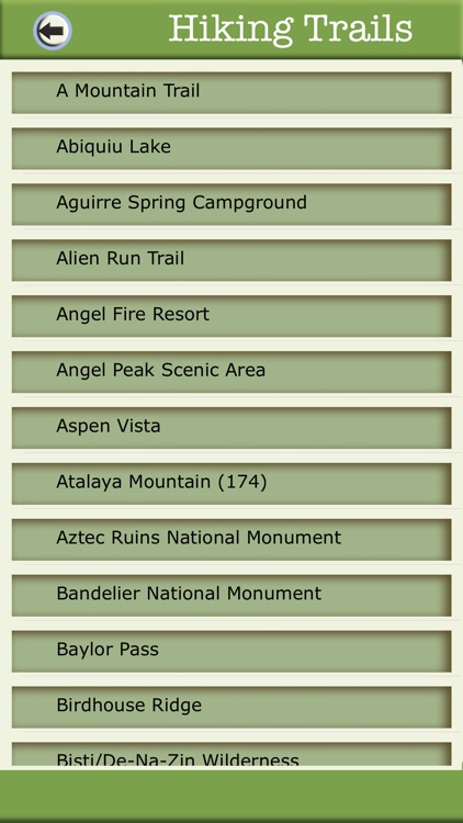 New Mexico Camping & Hiking Trails