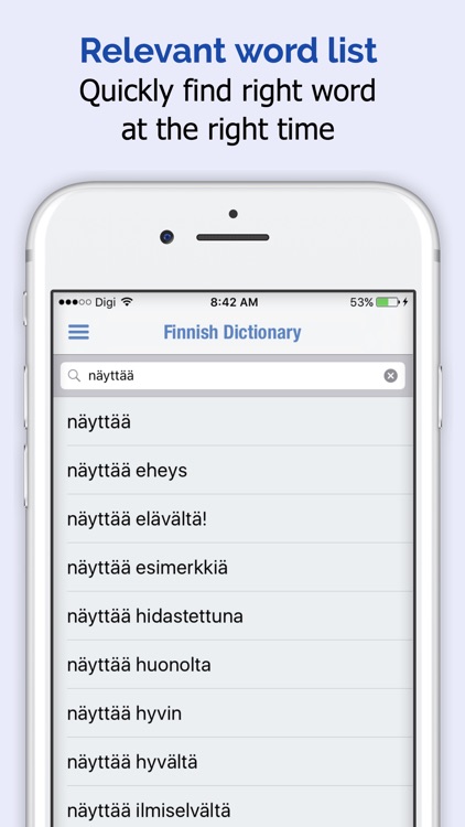 Finnish Translator - English Finnish Dictionary