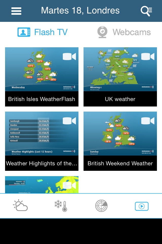 UK Weather forecast screenshot 4