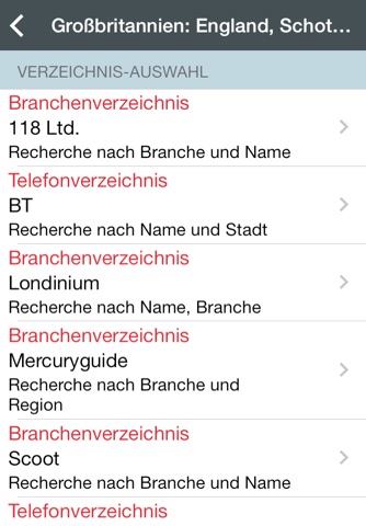 Directory World screenshot 4