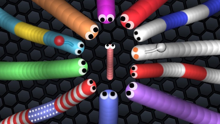 Colory Snake - Hungry Worm.IO Rolling Flip