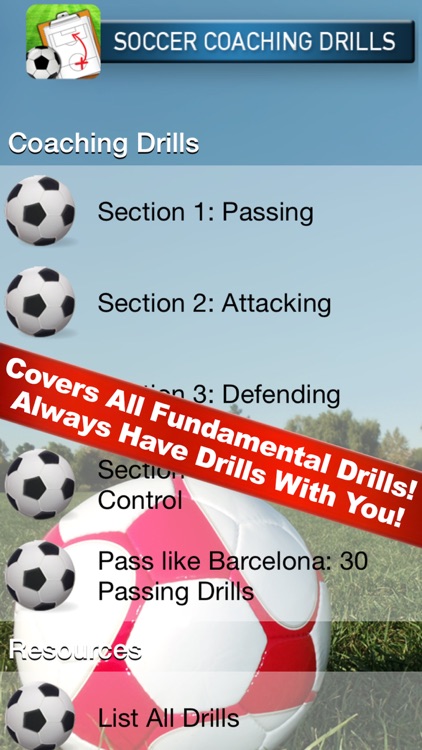 Soccer Coaching Drills screenshot-0