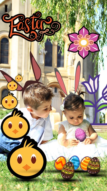 Easter Sticker - Holiday Photo Fun