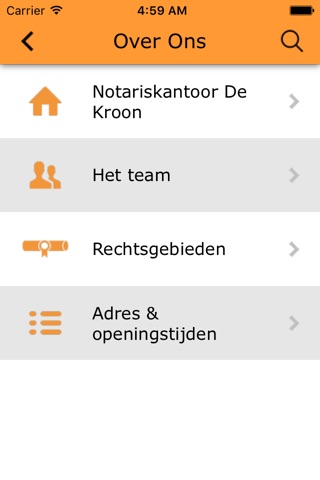 Notariskantoor De Kroon screenshot 2